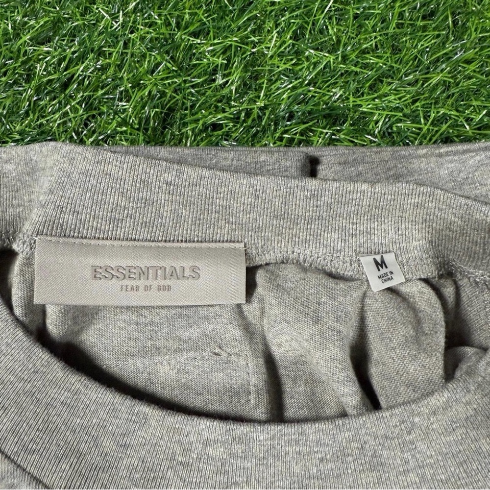 Fear Of God Essentials Dark Oatmeal SS22 T-Shirt - Picture 7 of 13